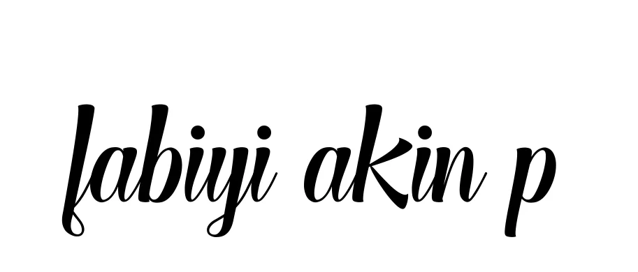 Handwritten Signature for Fabiyi-akin-p - Style 148 Online