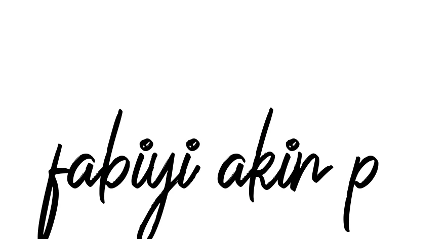 Handwritten Signature for Fabiyi-akin-p - Style 149 Online