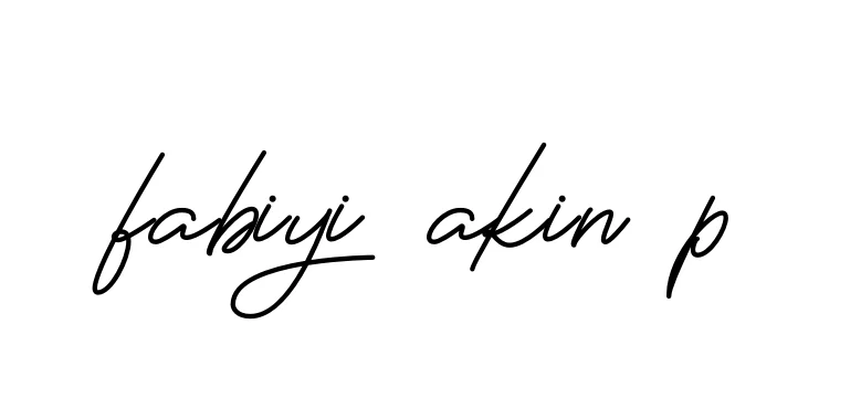 Handwritten Signature for Fabiyi-akin-p - Style 150 Online