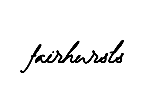 Handwritten Signature for Fairhursts - Style 137 Online