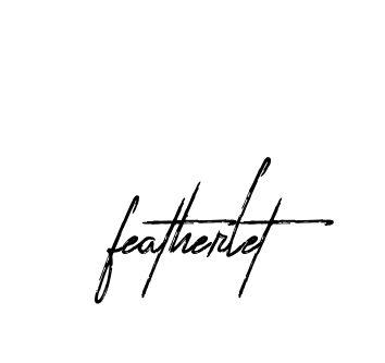 Handwritten Signature for Featherlet - Style 133 Online