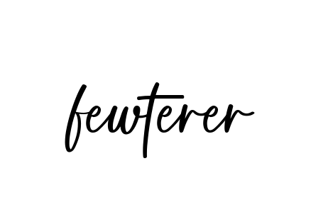Fewterer signature