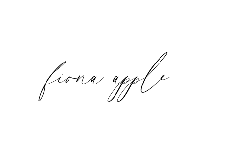 Handwritten Signature for Fiona-apple - Style 134 Online