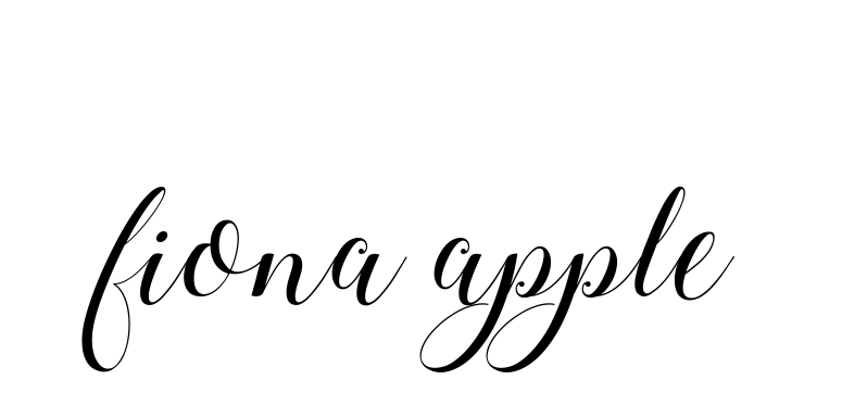 Handwritten Signature for Fiona-apple - Style 144 Online