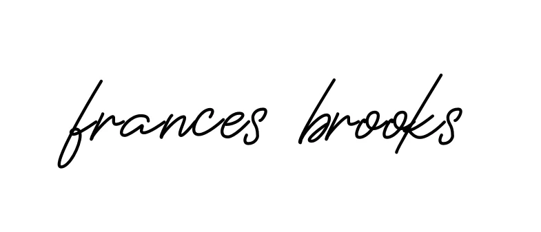 Handwritten Signature for Frances-brooks - Style 150 Online