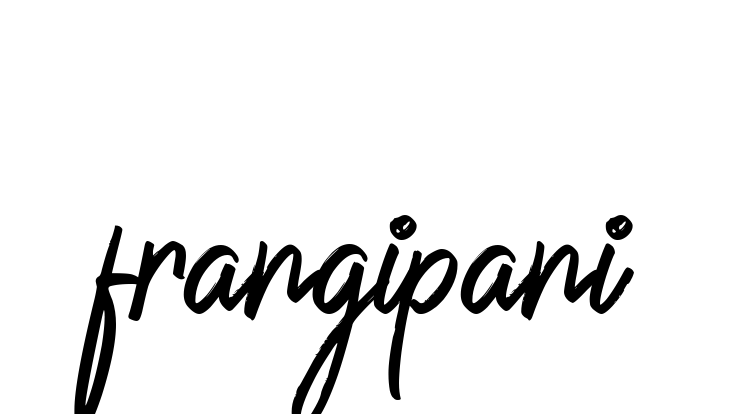 Handwritten Signature for Frangipani - Style 149 Online
