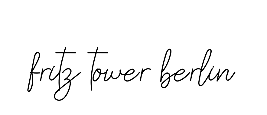 Fritz-tower-berlin signature