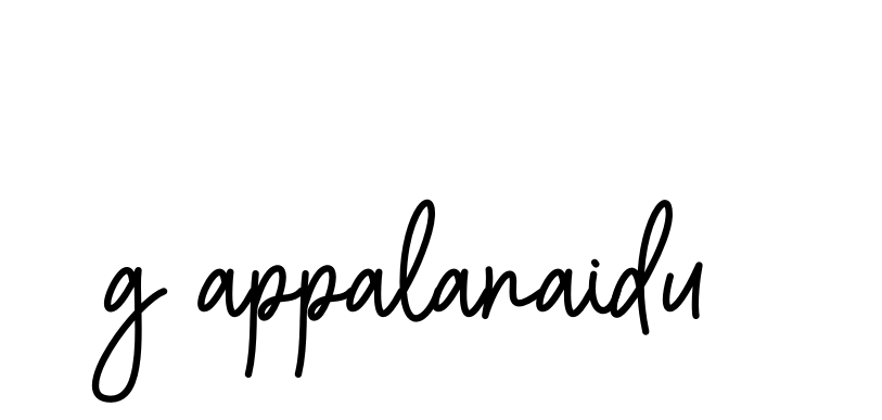 G-appalanaidu signature