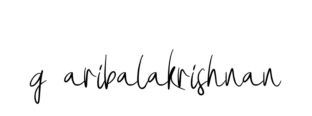 Handwritten Signature for G-aribalakrishnan - Style 146 Online