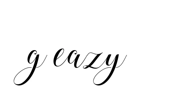 Handwritten Signature for G-eazy - Style 144 Online