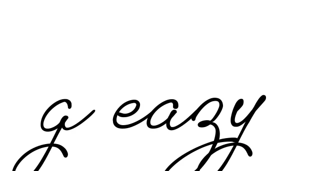Handwritten Signature for G-eazy - Style 151 Online