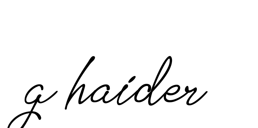 Handwritten Signature for G-haider- - Style 151 Online