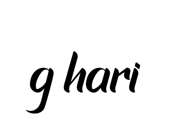 Handwritten Signature for G-hari - Style 153 Online