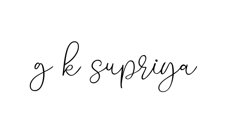 Handwritten Signature for G-k-supriya - Style 147 Online