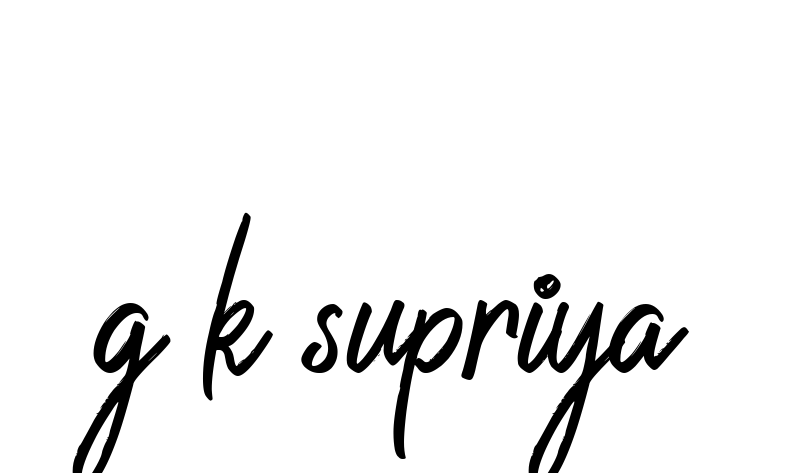 Handwritten Signature for G-k-supriya - Style 149 Online