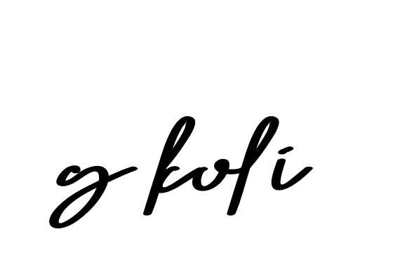 Handwritten Signature for G-koli - Style 135 Online