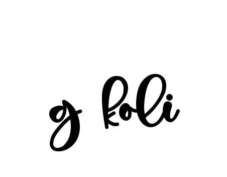Handwritten Signature for G-koli - Style 136 Online