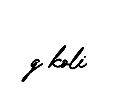 Handwritten Signature for G-koli - Style 138 Online