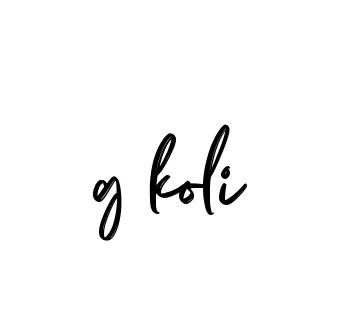 Handwritten Signature for G-koli - Style 141 Online