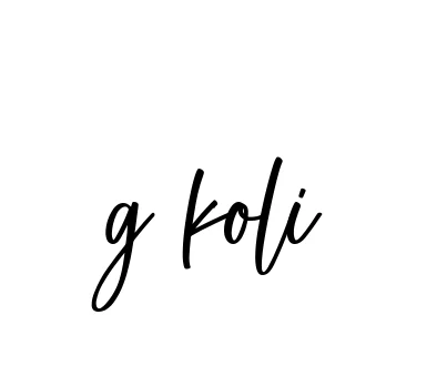 Handwritten Signature for G-koli - Style 142 Online