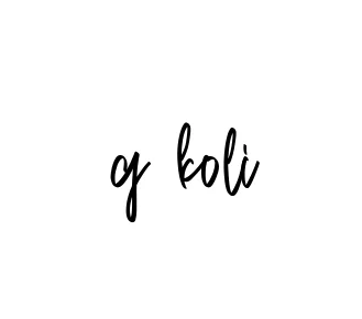 Handwritten Signature for G-koli - Style 143 Online
