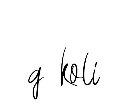 Handwritten Signature for G-koli - Style 146 Online