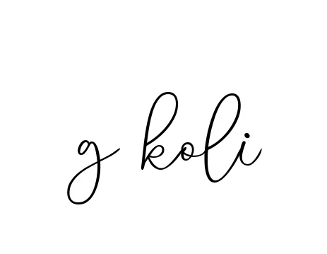 Handwritten Signature for G-koli - Style 147 Online