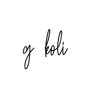 Handwritten Signature for G-koli - Style 154 Online