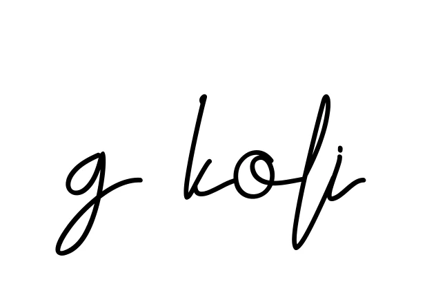 Handwritten Signature for G-koli - Style 155 Online