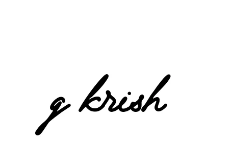 Handwritten Signature for G-krish - Style 137 Online
