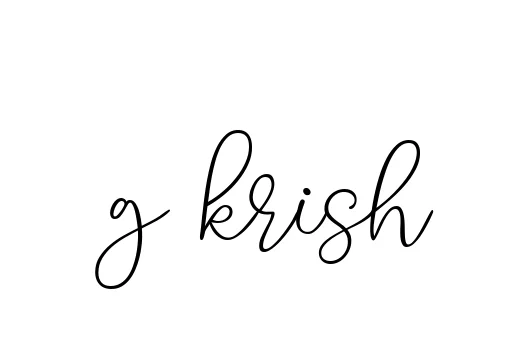 Handwritten Signature for G-krish - Style 147 Online