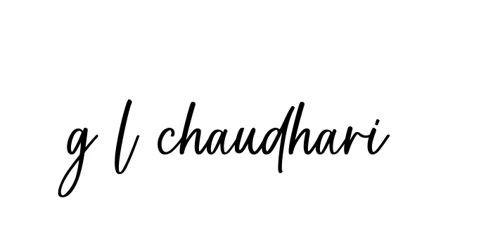 Handwritten Signature for G-l-chaudhari- - Style 142 Online