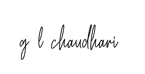 Handwritten Signature for G-l-chaudhari- - Style 154 Online