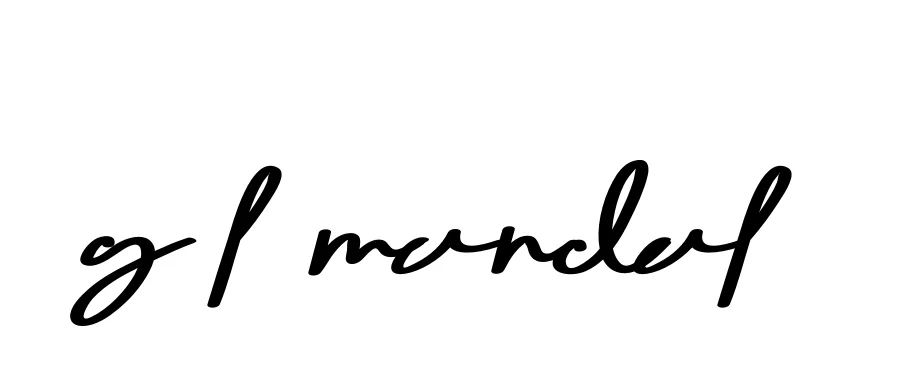 Handwritten Signature for G-l-mandal - Style 135 Online