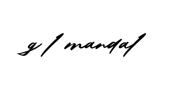 Handwritten Signature for G-l-mandal - Style 140 Online