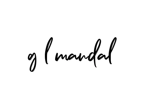 Handwritten Signature for G-l-mandal - Style 141 Online