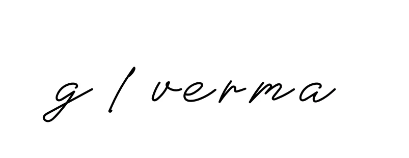 Handwritten Signature for G-l-verma- - Style 152 Online