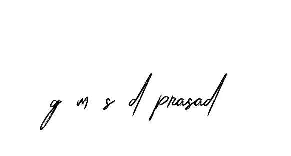 Handwritten Signature for G-m-s-d-prasad- - Style 133 Online