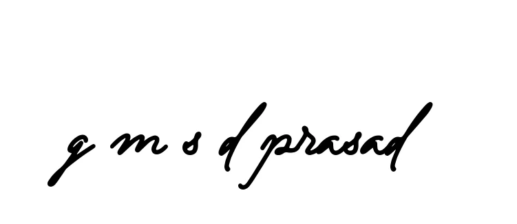 Handwritten Signature for G-m-s-d-prasad- - Style 137 Online