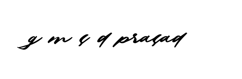 Handwritten Signature for G-m-s-d-prasad- - Style 140 Online
