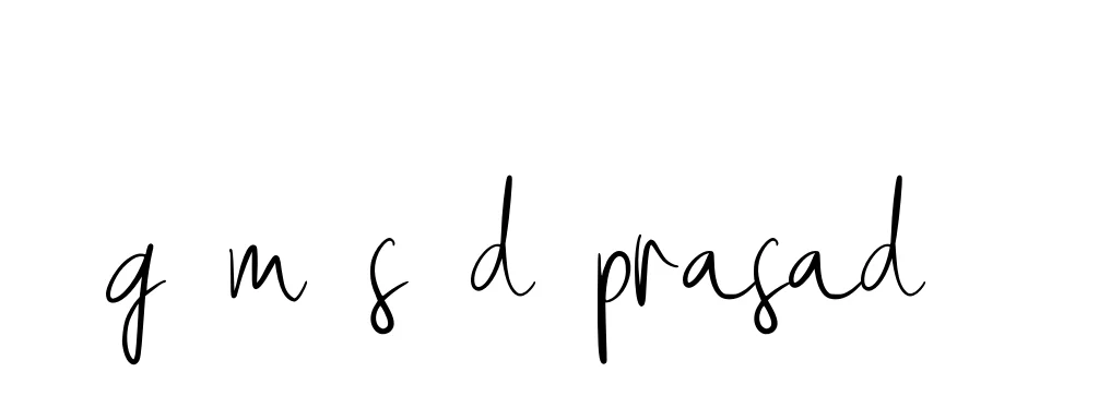 Handwritten Signature for G-m-s-d-prasad- - Style 146 Online