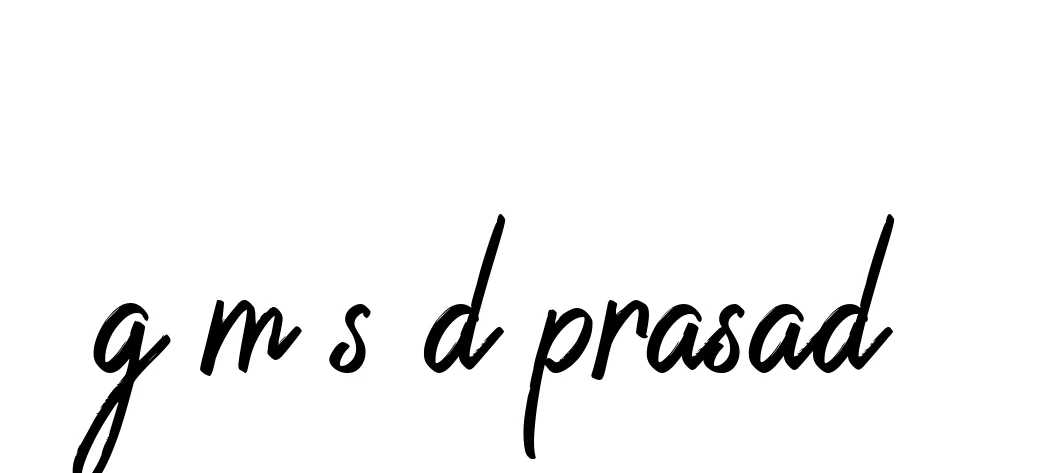 Handwritten Signature for G-m-s-d-prasad- - Style 149 Online