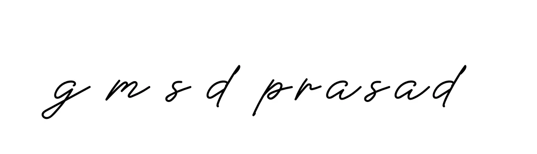 Handwritten Signature for G-m-s-d-prasad- - Style 152 Online