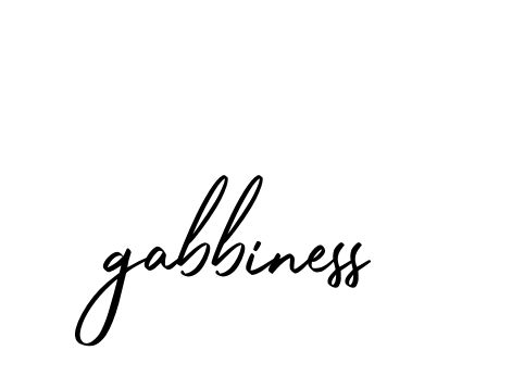 Gabbiness signature