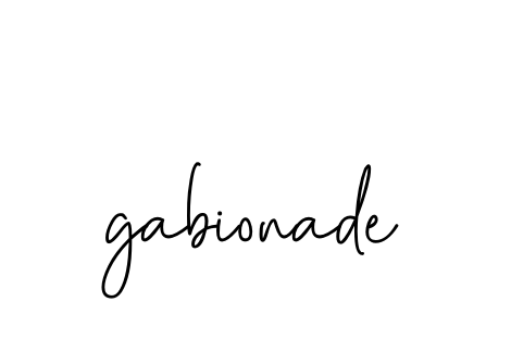Gabionade signature