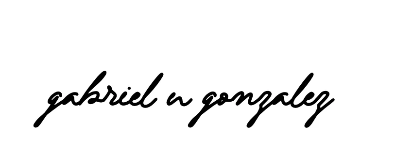 Handwritten Signature for Gabriel-u-gonzalez - Style 138 Online