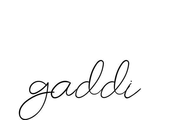Gaddi signature