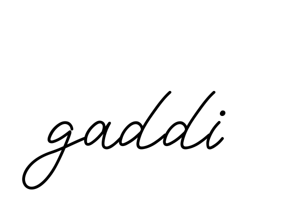 Gaddi signature
