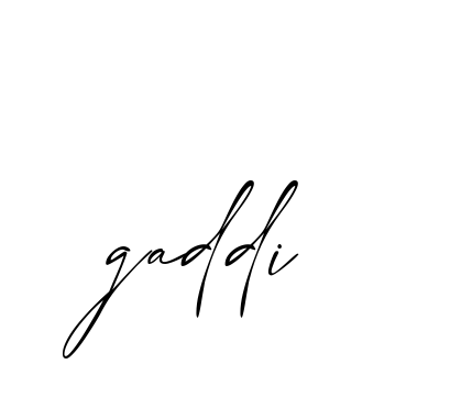 Gaddi signature