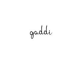 Gaddi signature